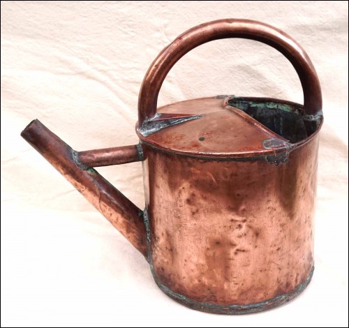 Fench Copper Watering Can Arrosoir Garden 19th Century