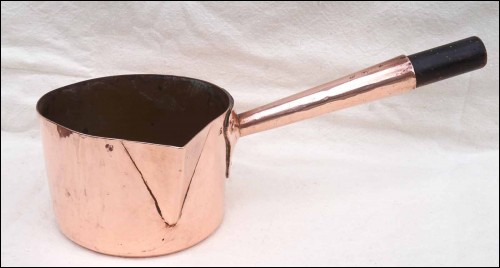 Chef Cookware Sugar Sirup Candy Sauce Pan Copper E