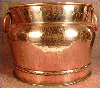 jardiniere copper
