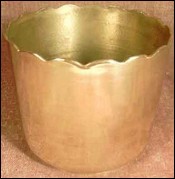 Flowerpot Holder or Ice Bucket French Brass 70's