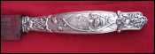 Art Nouveau Sterling Silver Cheese Serving Knife 1900