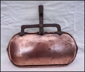Chef Cookware Grease Juice Drip Pan Tin Lined Copper Wrought Iron 18th C