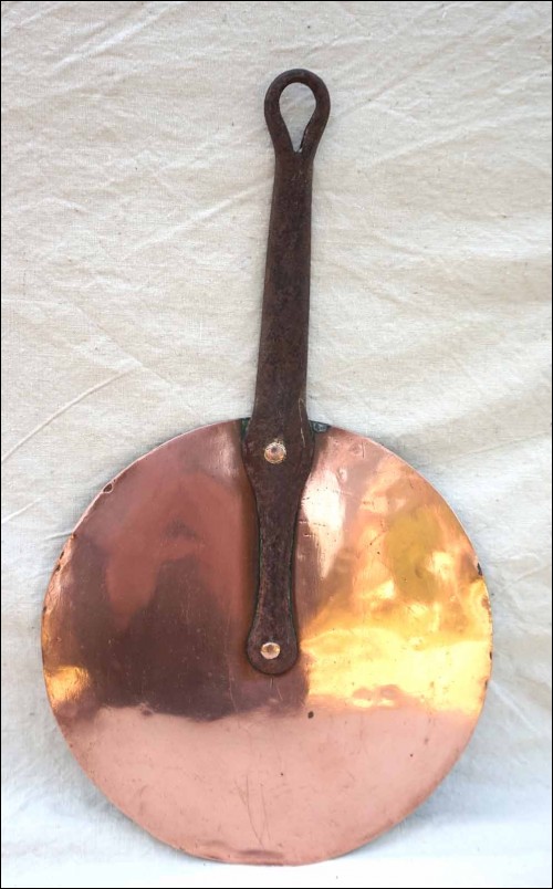 Chef Cookware Large Ø 8++ Tin Lined Copper Lid