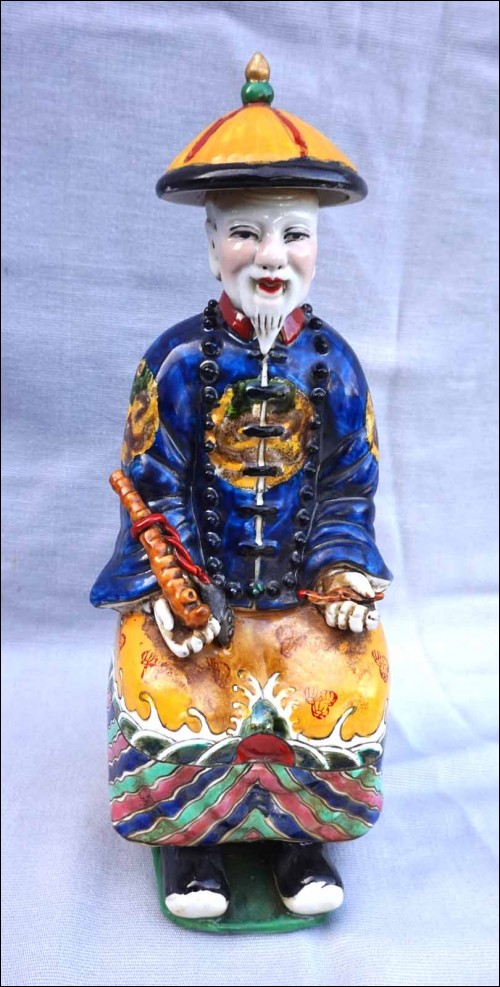 Chinese Wiseman Mandarin Porcelain Figure 11