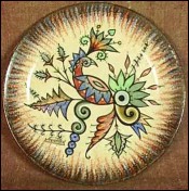 Decorative Plate Fouillen Quimper
