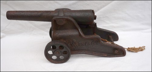Antique Signal Cannon Winchester Cast Iron Black Powder Early 20th C