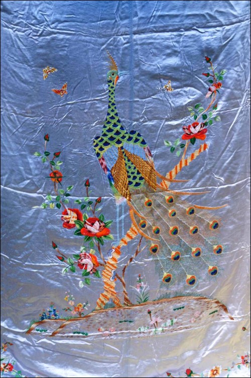 Chinese Large Embroidered Silk Panel 81