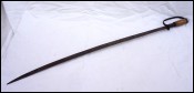 KHYBER Sword Wrought Iron Blade Afghan Art Early 20th C