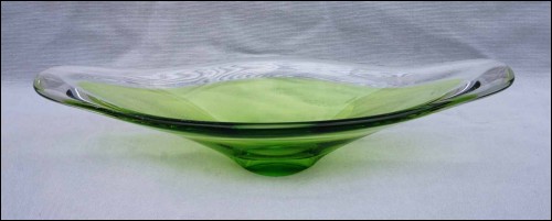 SEGUSO Flavio Poli Italian Art Glass Small Bowl Dish Murano Vintage