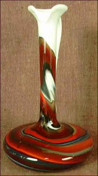 Multicolored Candy Opal Glass Cruet