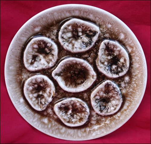 Vintage Niderviller Oyster Pate White Foam