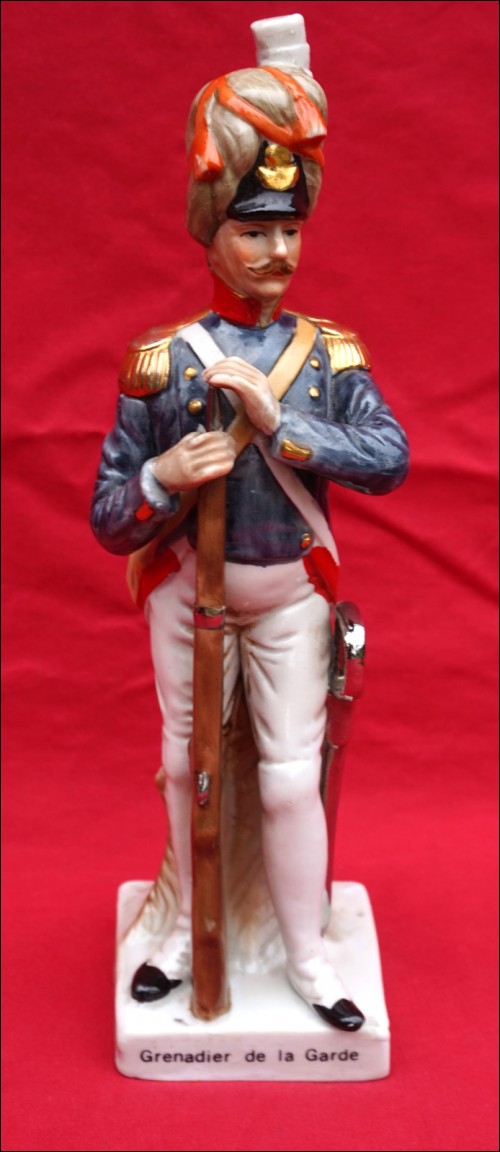 Napoleonic Imperial Grenadier Miniature Figure German Porcelain 9