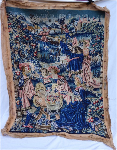 Needlepoint Tapestry Circle Young People Royal Paris Complete