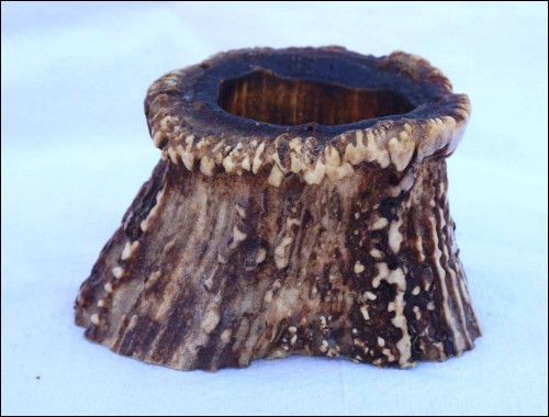 Deer Horn Pipe Stand Holder Ashtray Blackforest