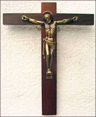Crucifix art deco