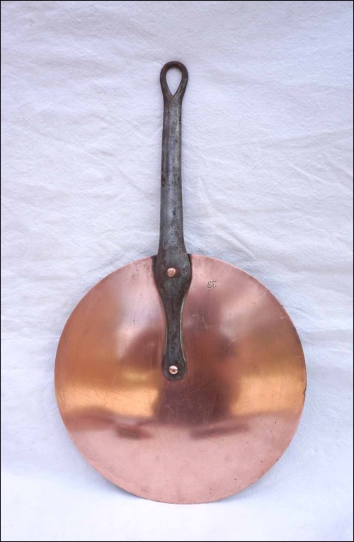 Cookware Tin Lined Copper Lid Ø 9 1/4