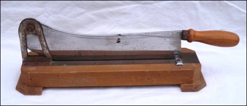 Bread Baguette Cutter Guillotine Bakery Counter 1940 's