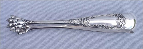 Silverplate Lion Claws Shell Louis XV Style Sugar Tongs SFAM Paris