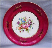 Limoges Gilt Hand Painted Porcelain Dish Flower