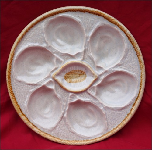 Oyster Plate St Clement Pancake Decor Vintage