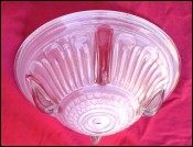 Art Deco Ezan Frosted Pressed Glass Light Chandelier Shade B