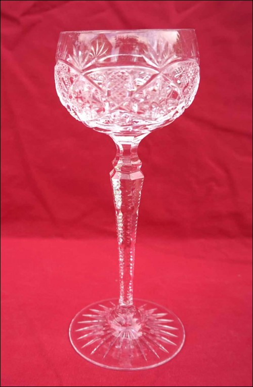 ST LOUIS Clear Cut Crystal ROEMER Wine Glass